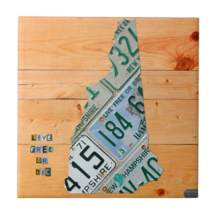New Hampshire Lizenz-Platten-Karten-Keramik-Fliese Fliese