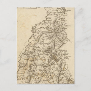 New Hampshire Map von Arrowsmith Postkarte