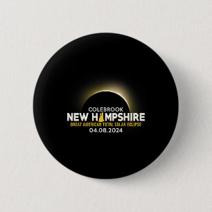 New Hampshire Nh Total Solar Eclipse 2024 Button