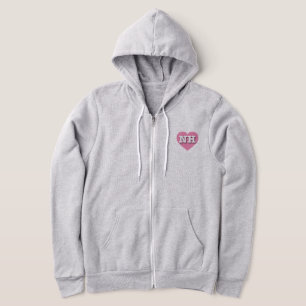 New Hampshire Pink Heart - I Liebe NH Hoodie