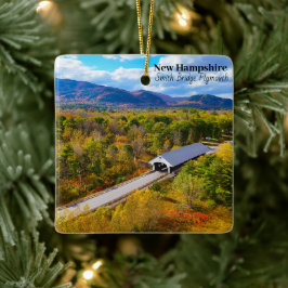 New Hampshire Plymouth Smith Bridge Keramikornament