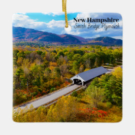New Hampshire Plymouth Smith Bridge Keramikornament