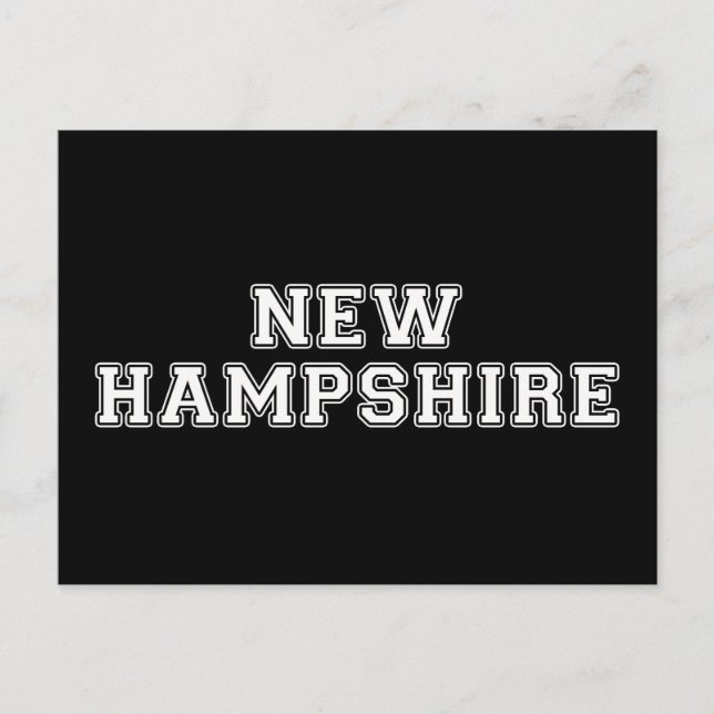 New Hampshire Postkarte (Vorderseite)