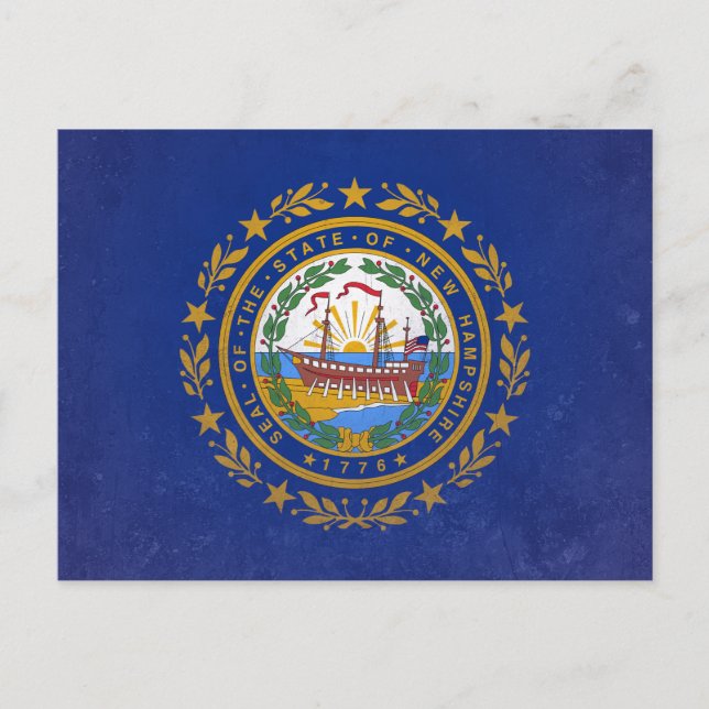 New Hampshire Postkarte (Vorderseite)
