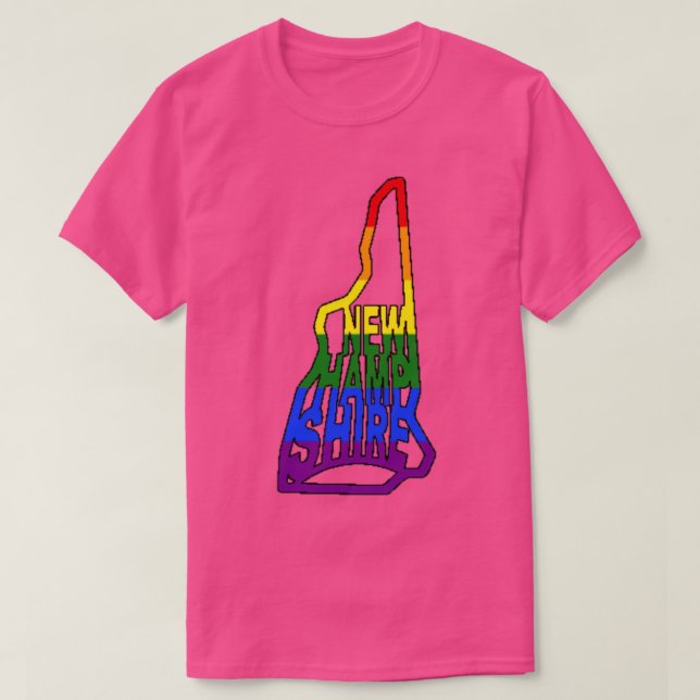 New Hampshire Pride T-Shirt (Design vorne)