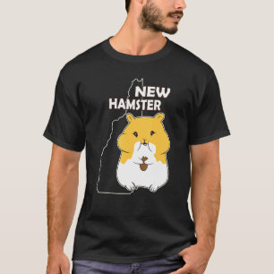New Hampshire Pun Joke Niedlich Hamster Pet T-Shirt