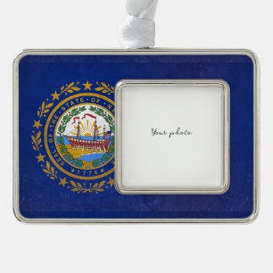 New Hampshire Rahmen-Ornament Silber