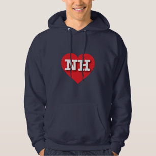 New Hampshire Red Heart - I Liebe NH Hoodie