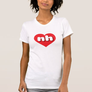 New Hampshire red heart - I Liebe ni T-Shirt