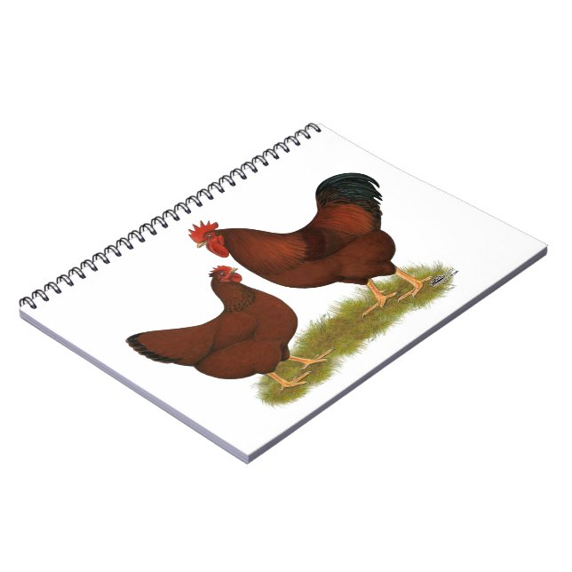 New Hampshire Reds Notizblock (Linke Seite)