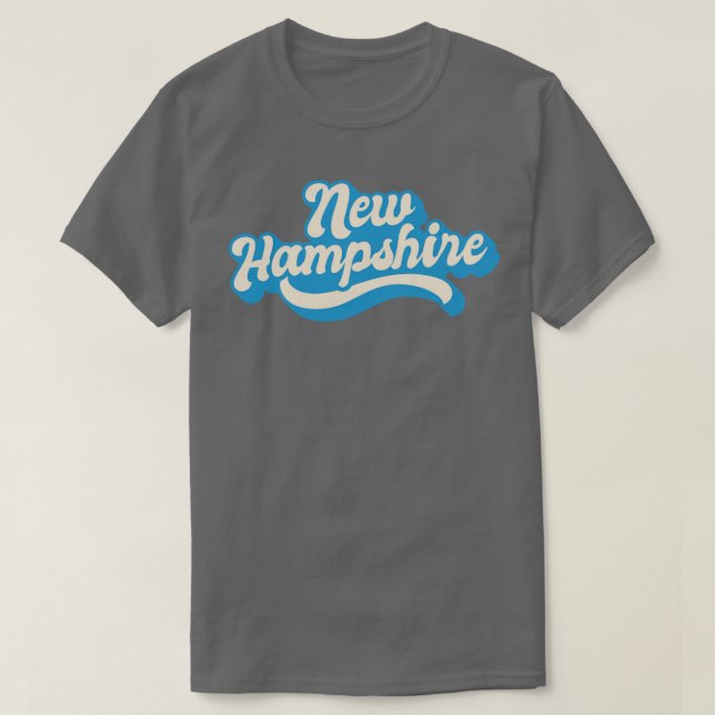 New Hampshire Retro T-Shirt (Design vorne)