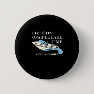 New Hampshire Shirt Ossipee Lake New Hampshire Button