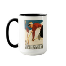 New Hampshire Ski-Vintages Plakat