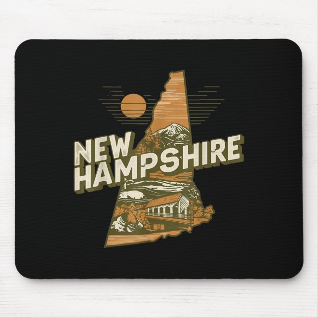 New Hampshire Souvenirs For Men, Women &amp; Kids  Mousepad (Vorne)