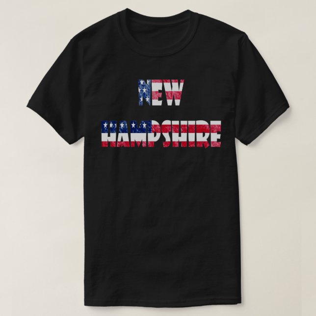 New Hampshire Staat1 T-Shirt (Design vorne)
