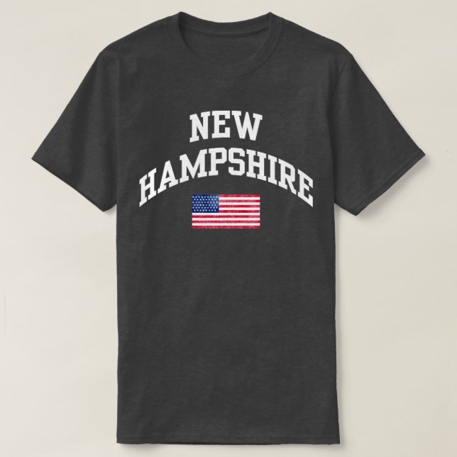 New Hampshire Staat3 T-Shirt (Design vorne)