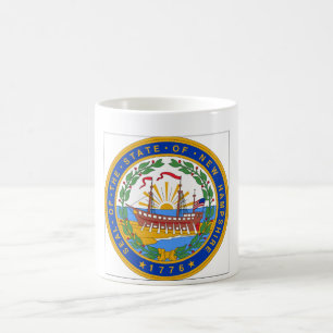 New Hampshire Staats-Siegel Kaffeetasse