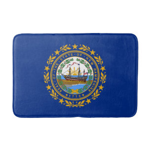 New-Hampshire-Staatsflagge Badematte