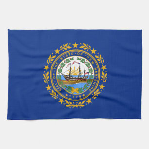 New Hampshire Staatsflagge Geschirrtuch
