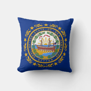 New Hampshire State Flag American MoJo Pillow Kissen