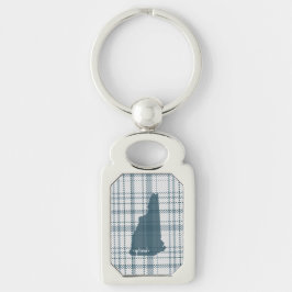 New Hampshire State Plaid Keychain Schlüsselanhänger