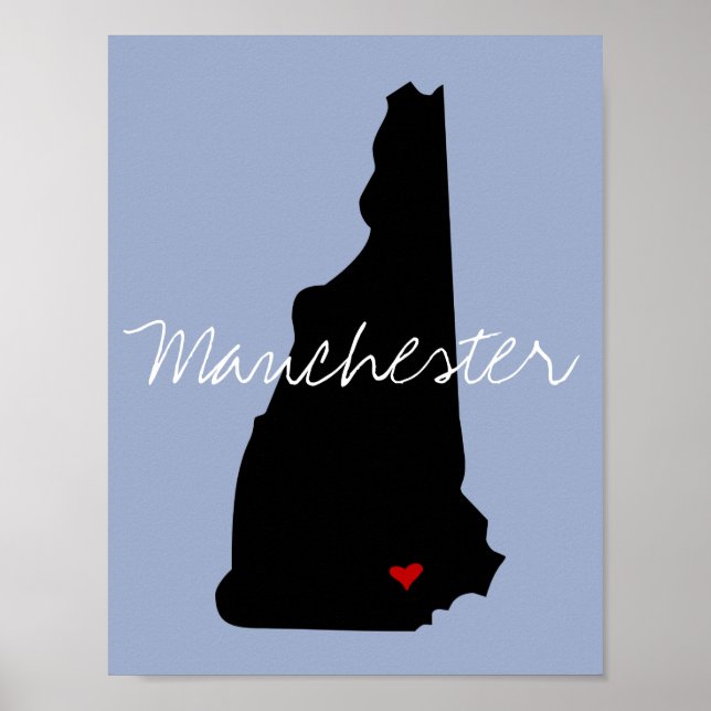 New Hampshire Town Poster (Vorne)