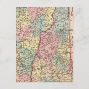 New Hampshire und Vermont 3 Postkarte