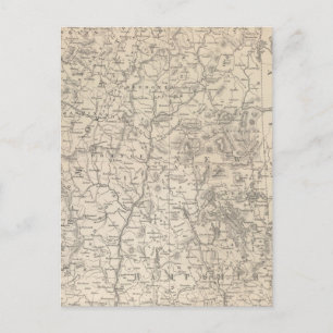 New Hampshire und Vermont Postkarte