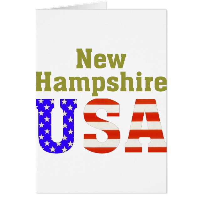 New Hampshire USA! (Vorne)