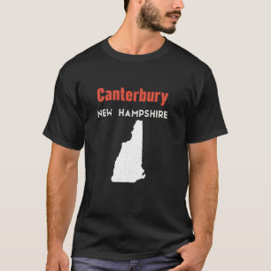 New Hampshire USA Staat America Travel Canterbury T-Shirt