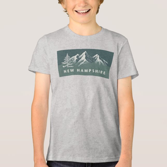 New Hampshire USA Tri-Blend Shirt (Vorderseite)