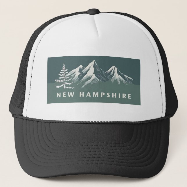 New Hampshire USA Truckerkappe (Vorderseite)