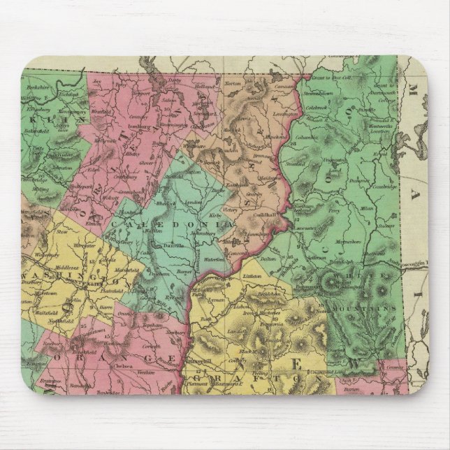 New Hampshire & Vermont 2 Mousepad (Vorne)