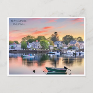 New Hampshire Vintage Reise Amerika Postkarte