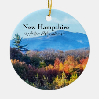 New Hampshire White Mountains Keramik Ornament