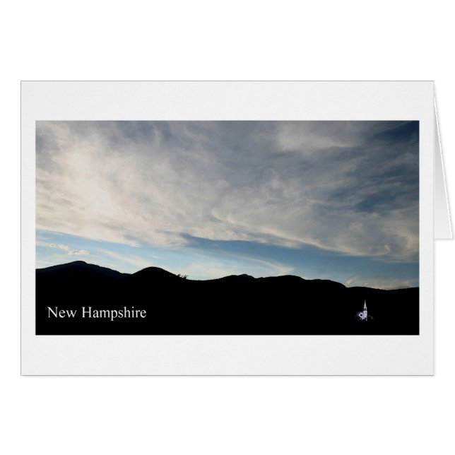 New Hampshire Wonalancet Kapelle (Vorderseite (Horizontal))