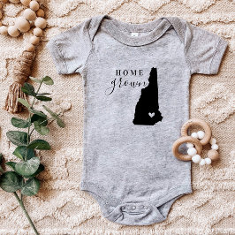 New Hampshire Zuhause Grown Staat T-Shirt Baby Strampler