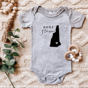 New Hampshire Zuhause Grown Staat T-Shirt Baby Strampler