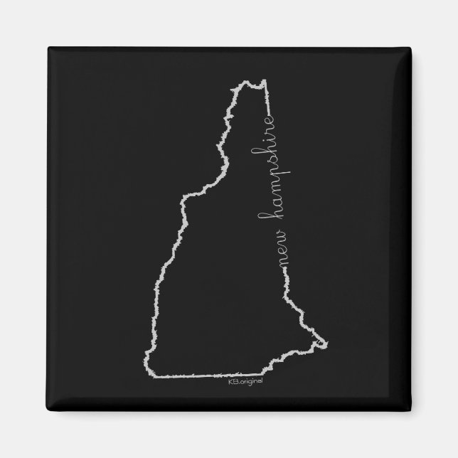 New Hampshire ZUHAUSE Magnet (Vorne)