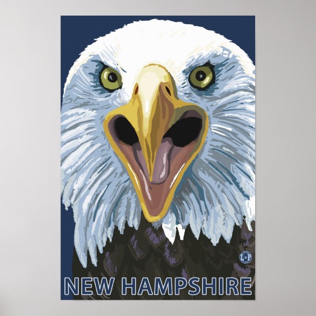 New HampshireEagle Up Nah Poster (Vorne)
