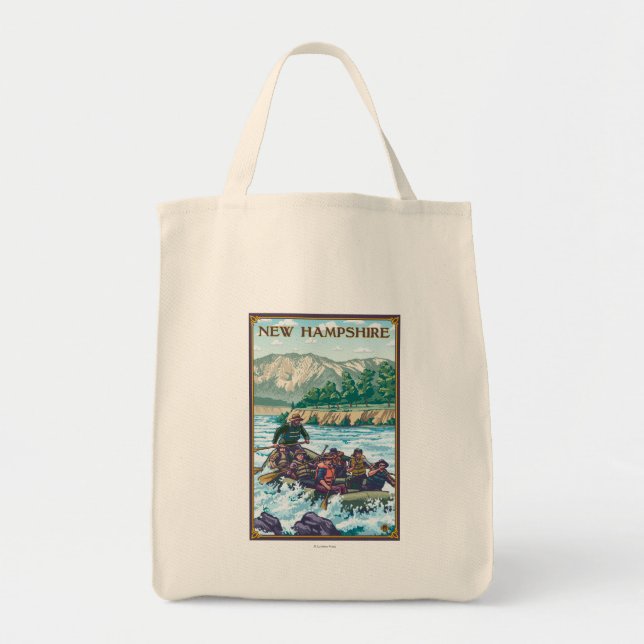New HampshireRiver Rafting Scene Tragetasche (Vorne)
