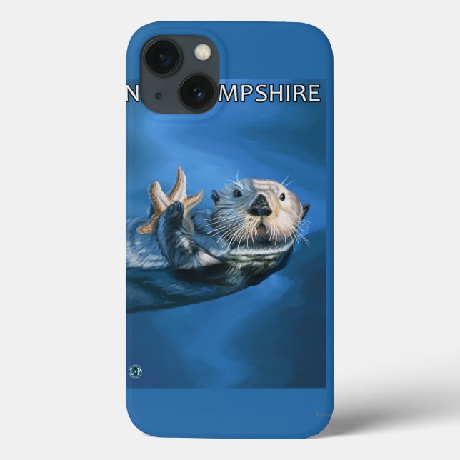 New HampshireSea Otter Scene Case-Mate iPhone Hülle (Rückseite)