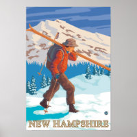 New HampshireSkier Carry Skis