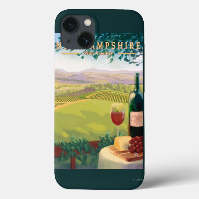 New HampshireWeinlandschaft Case-Mate iPhone Hülle (Rückseite)