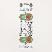 New Hamsa Hand Yoga Mat - Hübsch zurück