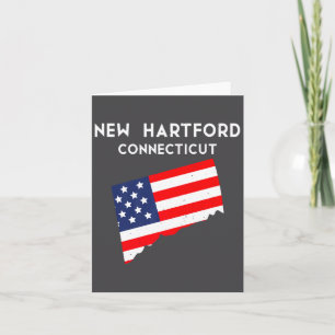 New Hartford Connecticut Usa Bundesstaat Amerika R Karte