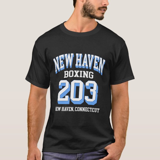 New Haven Area Code 203 für Unterstützer von Stolz T-Shirt (Vorderseite)