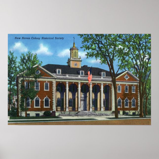 New Haven Colony Historical Society Poster (Vorne)