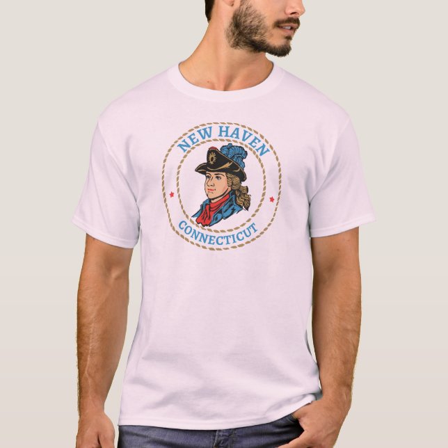 New Haven Connecticut Colonial T-Shirt (Vorderseite)