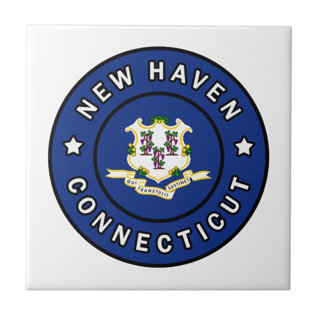 New Haven Connecticut Fliese (Vorderseite)